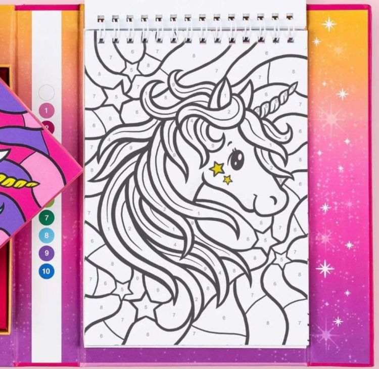 Tiger Tribe Kleuren op Nummer 'Unicorn Dreaming' (TR60352) - SPADT - speelgoed met advies