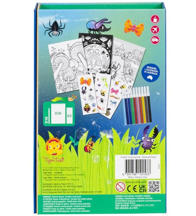 Tiger Tribe Kleurset 'Backyard Bugs' (TT0297) - SPADT - speelgoed met advies