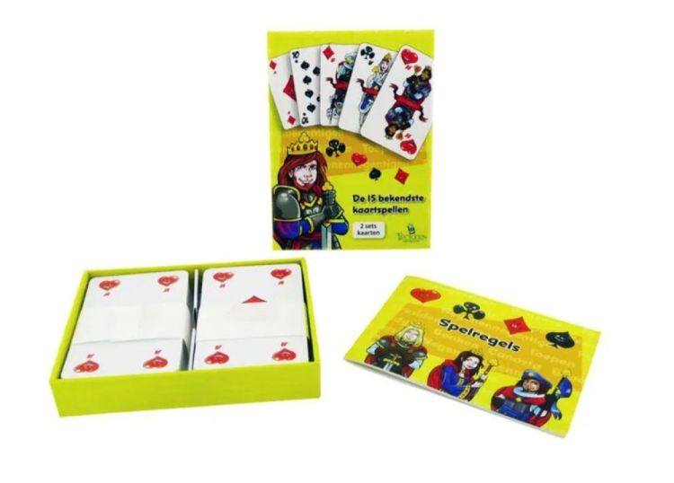 Tucker's Fun Factory 15 Bekendste Kaartspellen (TFF481002) - SPADT - speelgoed met advies