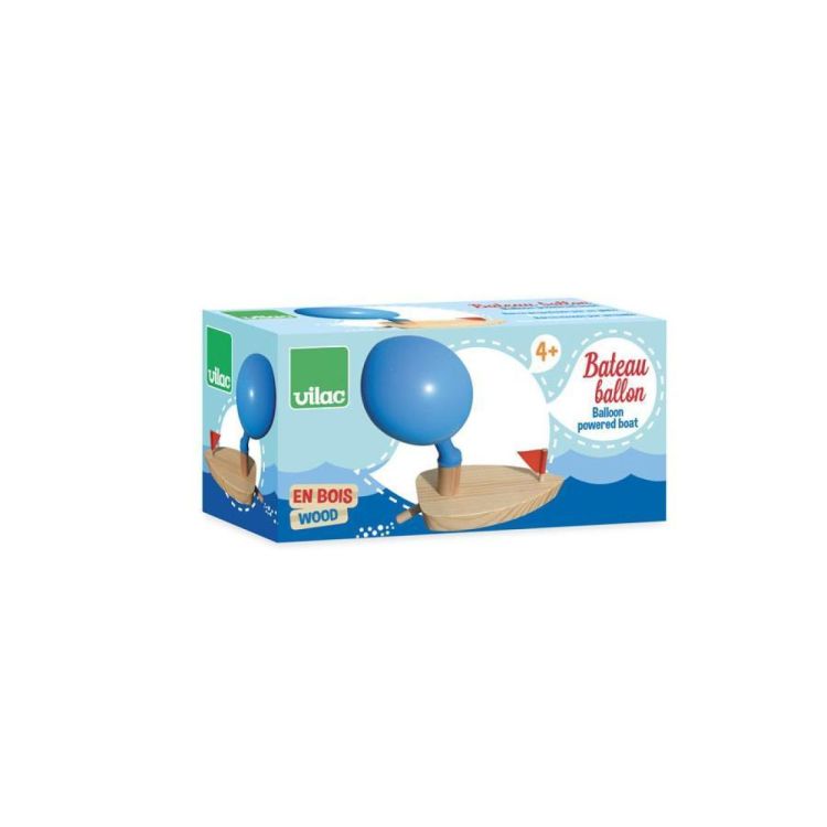 Vilac Boot met ballon aandrijving (2906) - SPADT - speelgoed met advies