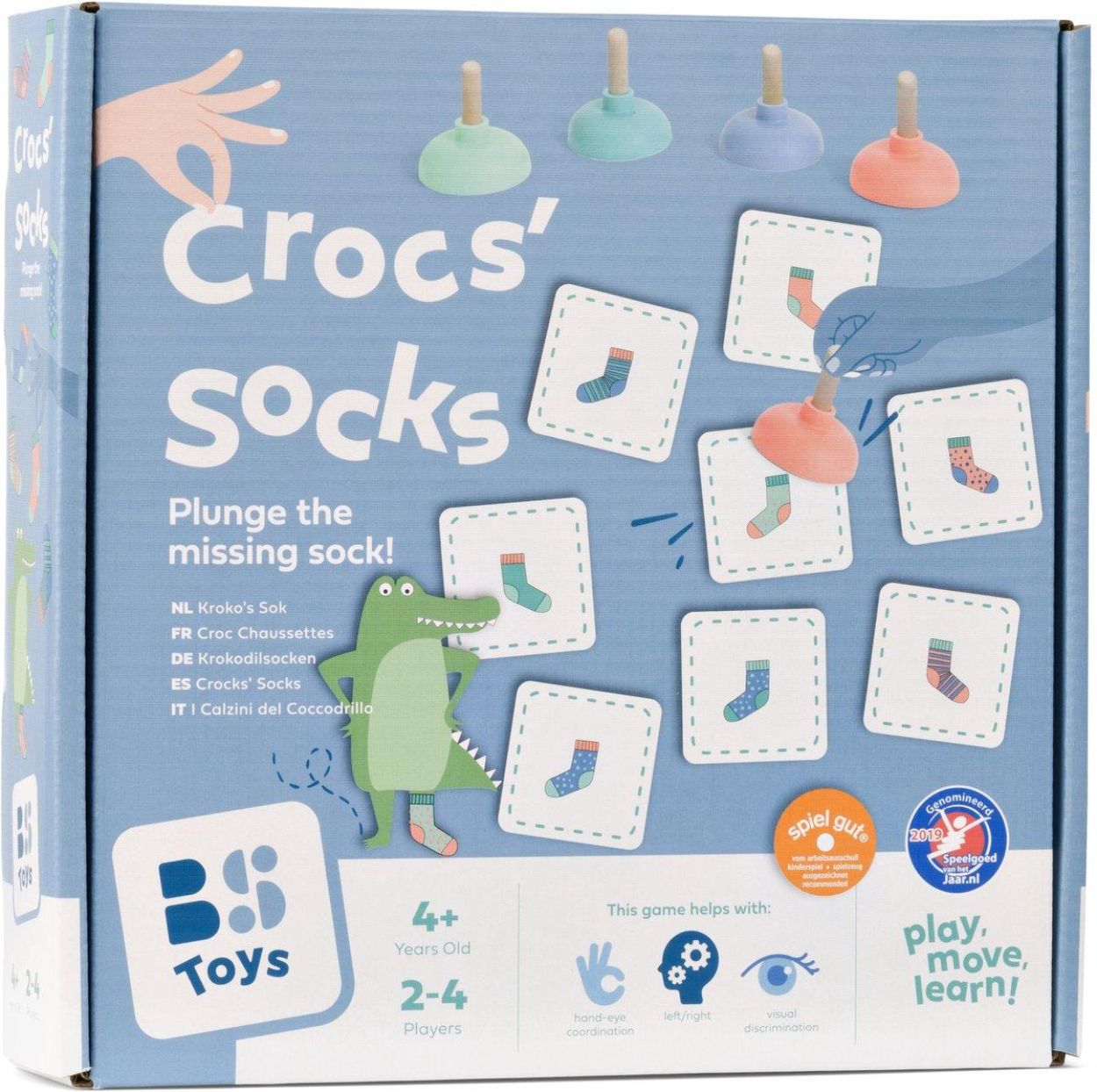 BS Toys Crocs' socks (ga350) - SPADT - speelgoed met advies