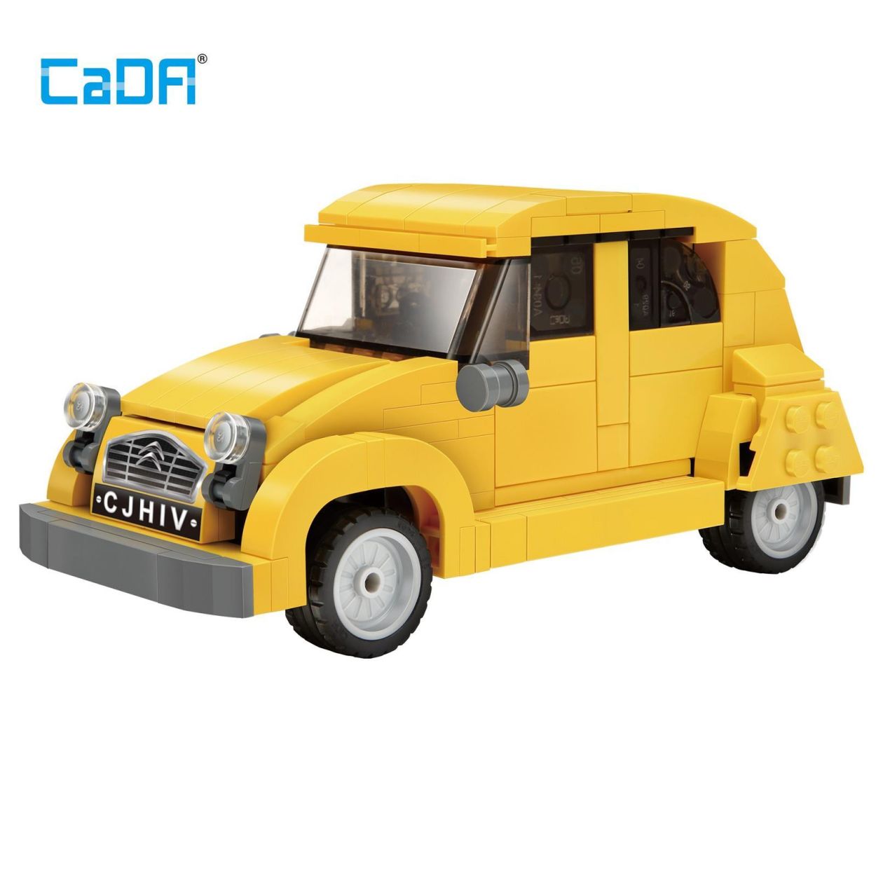CaDA Citroen 2CV Retro Car (1:24) (CDC55021W) - SPADT - speelgoed met advies
