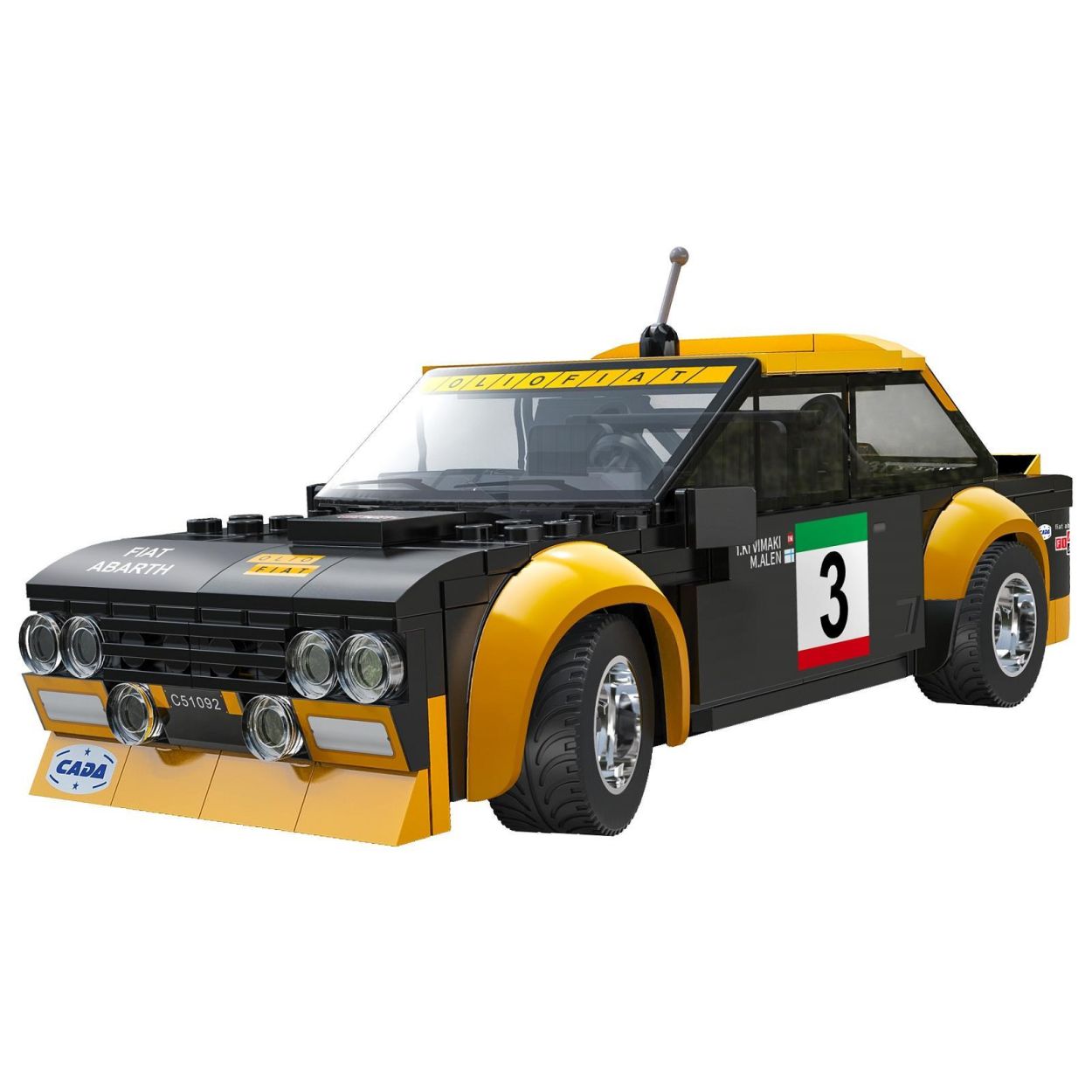 CaDA Fiat Abarth 131 (1:20) (CDC51092W) - SPADT - speelgoed met advies