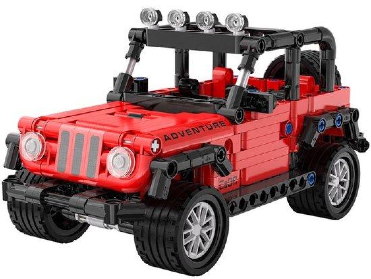 CaDA Pull Back Racing Car Off-Roader (1:18) (CDC52027W) - SPADT - speelgoed met advies