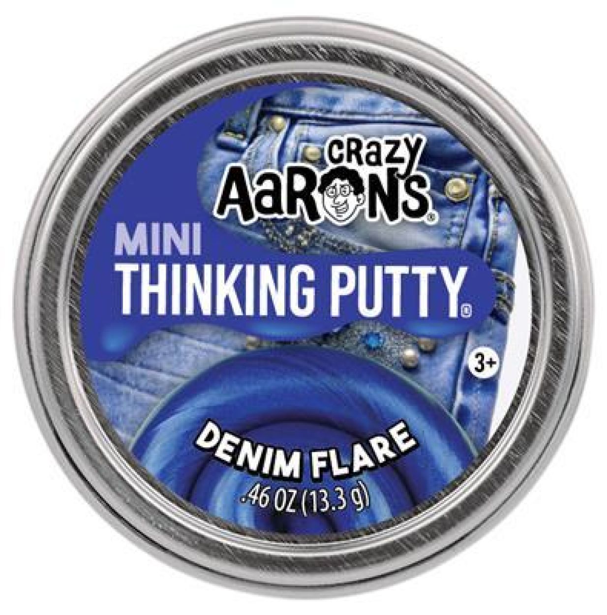 Crazy Aaron's Mini Thinking Putty 'Denim Flare' (LA003) - SPADT - speelgoed met advies