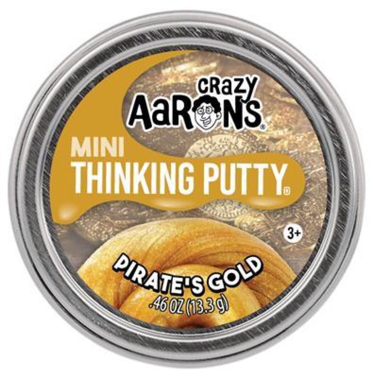 Crazy Aaron's Mini Thinking Putty 'Pirate's Gold' (PD003-EU) - SPADT - speelgoed met advies