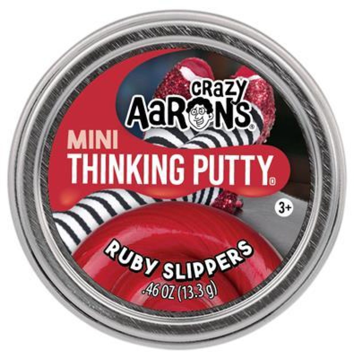 Crazy Aaron's Mini Thinking Putty 'Ruby Slippers' (ER003) - SPADT - speelgoed met advies