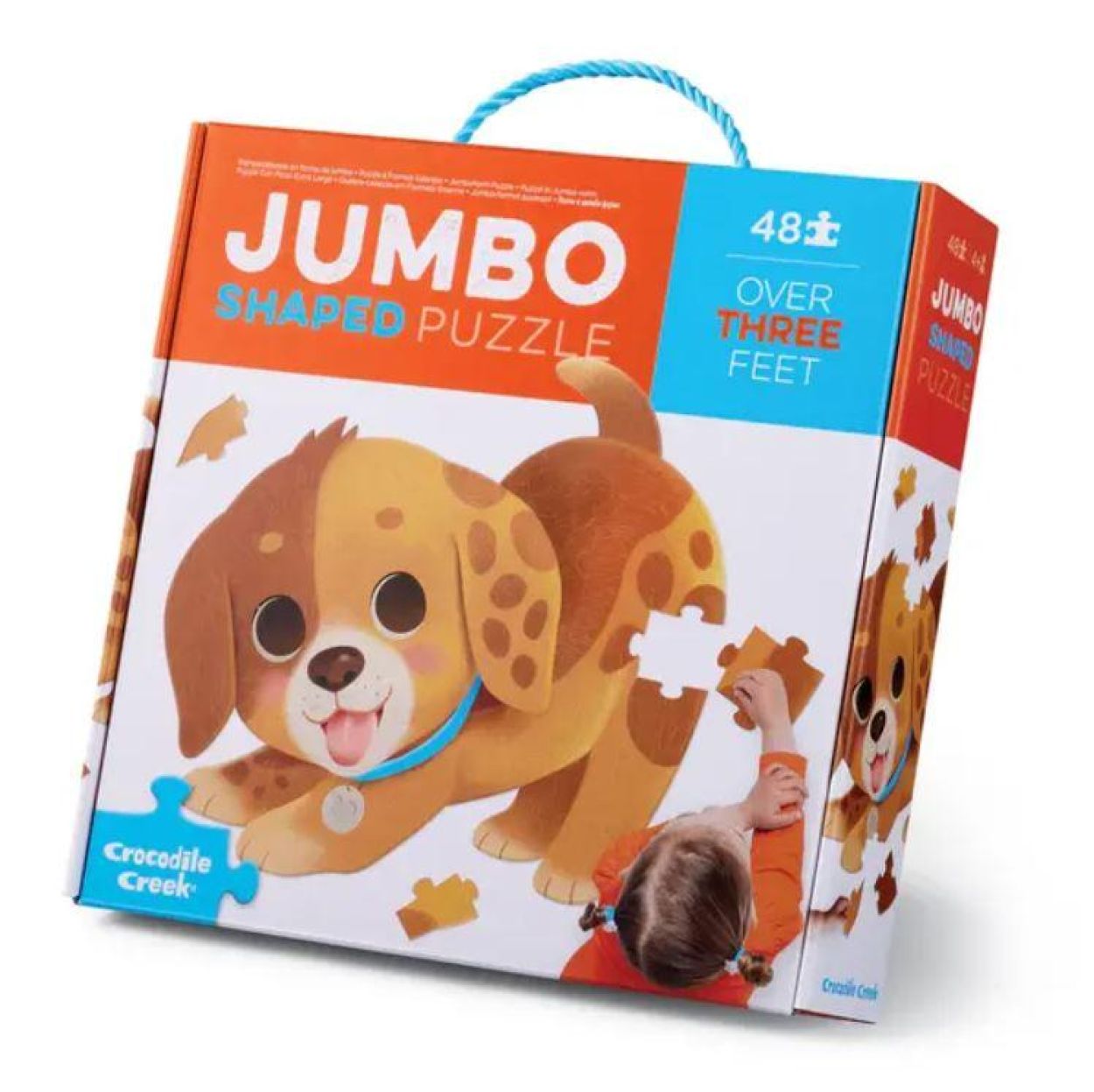 Crocodile Creek Jumbo Vormenpuzzel 'Puppy' (CC29705) - SPADT - speelgoed met advies