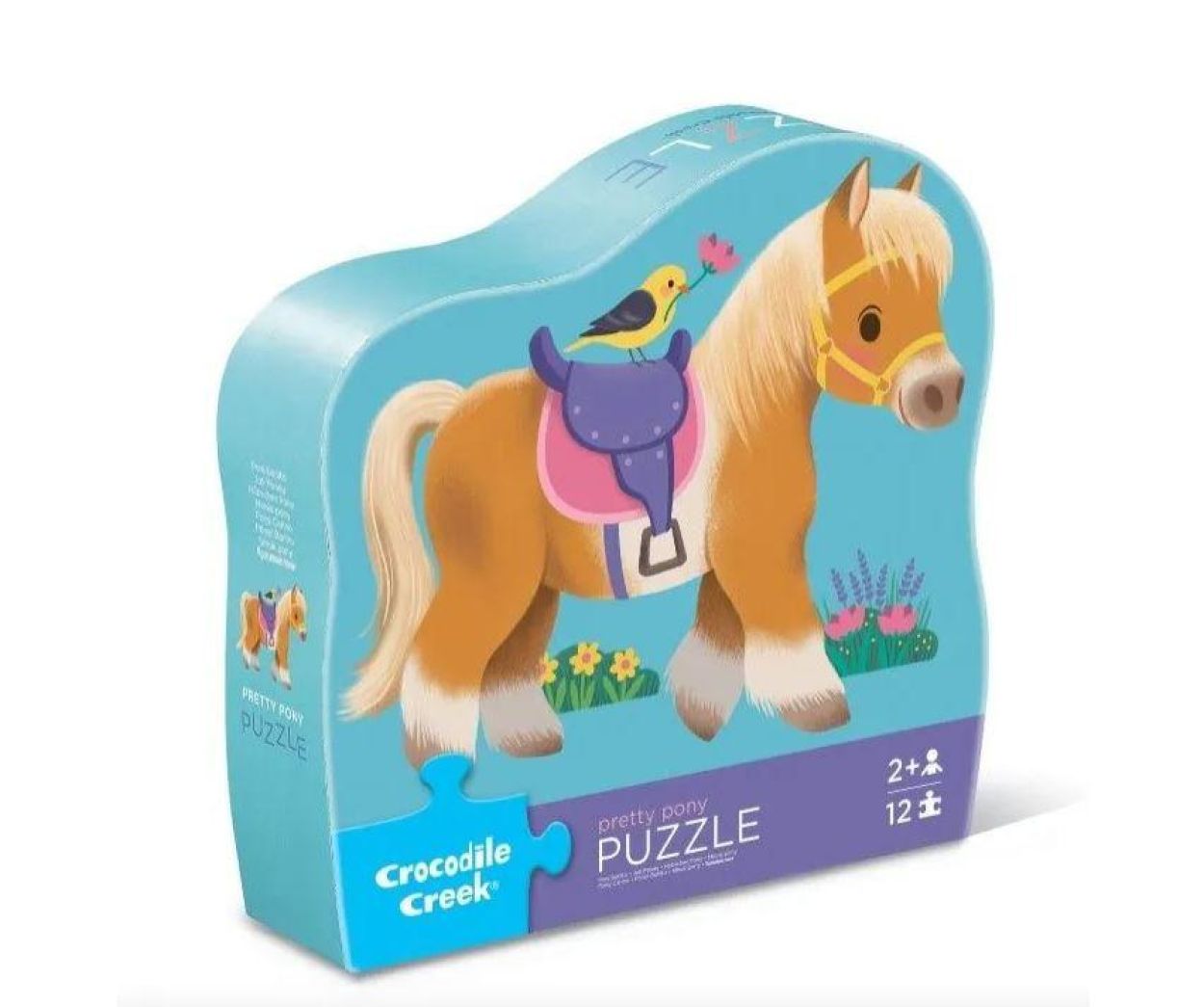 Crocodile Creek Mini Puzzel Pony (12) (CC41236) - SPADT - speelgoed met advies