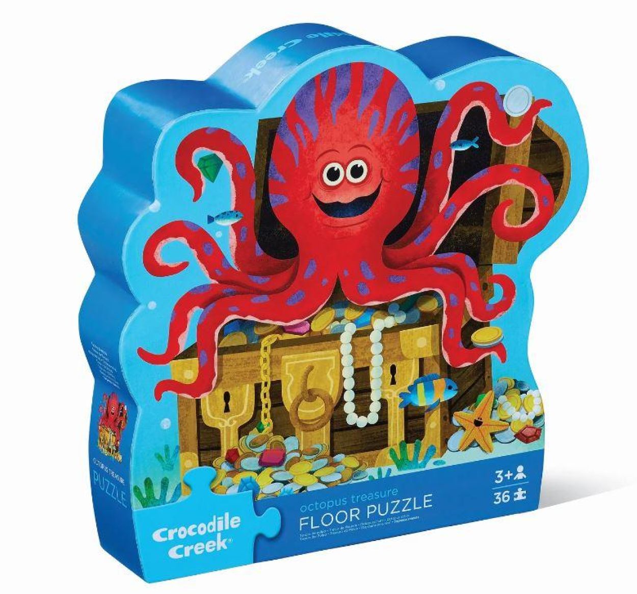 Crocodile Creek Vloerpuzzel 'Schat van de Octopus' (36) (CC40910) - SPADT - speelgoed met advies