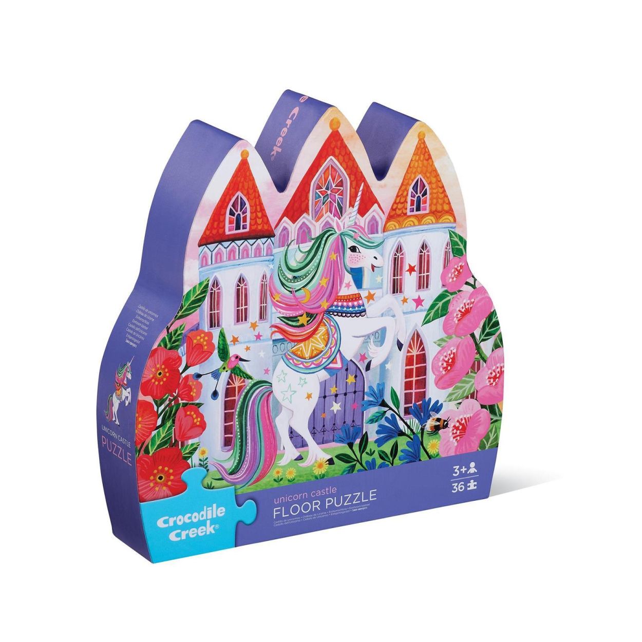 Crocodile Creek Vloerpuzzel 'Unicorn Castle' (36) (CC40919) - SPADT - speelgoed met advies
