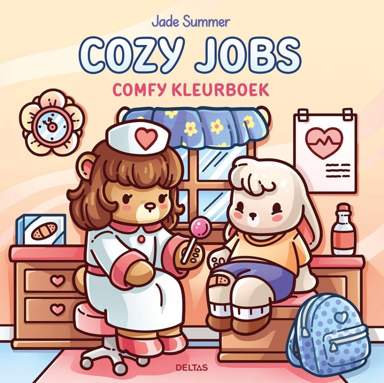 Deltas Uitgeverij Cozy Jobs Comfy Kleurboek Jade Summer (0102266) - SPADT - speelgoed met advies