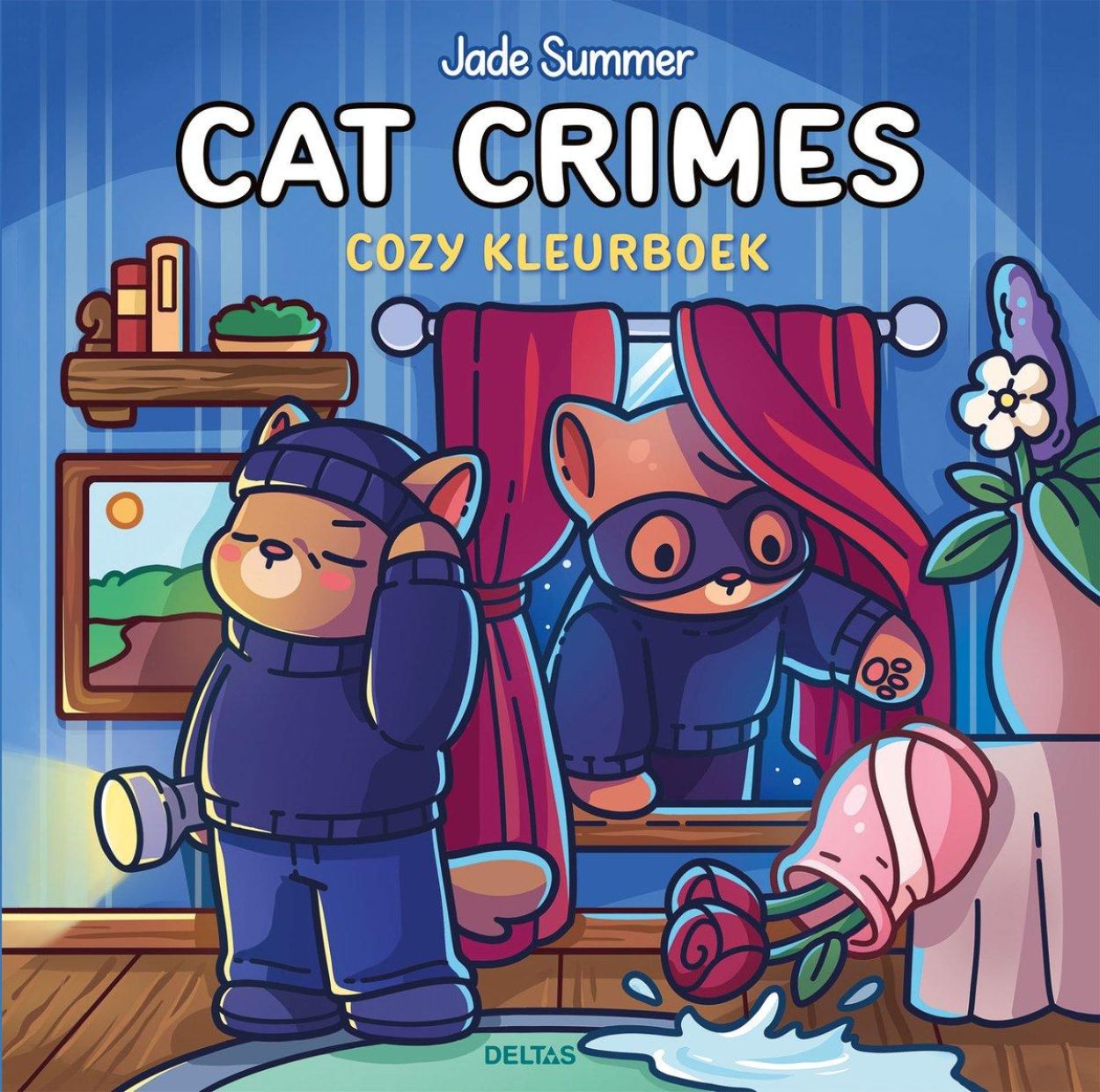 Deltas Uitgeverij Cozy Kleurboek Cat Crimes (0102276) - SPADT - speelgoed met advies
