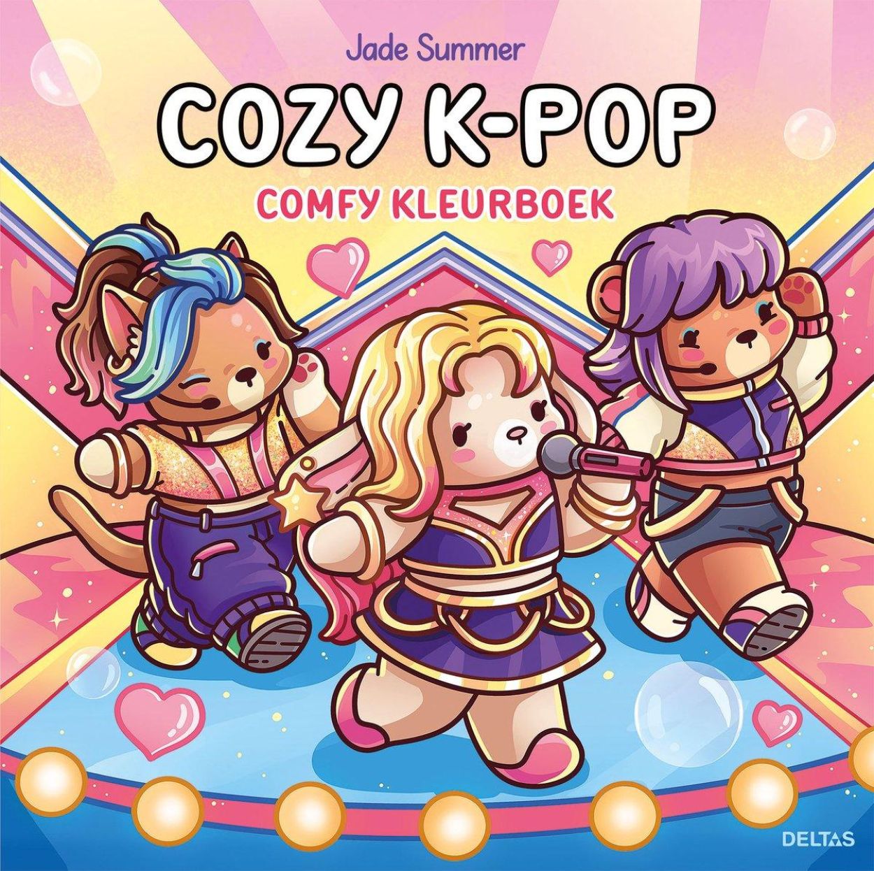 Deltas Uitgeverij Cozy K-Pop Comfy Kleurboek Jade Summer (0102277) - SPADT - speelgoed met advies