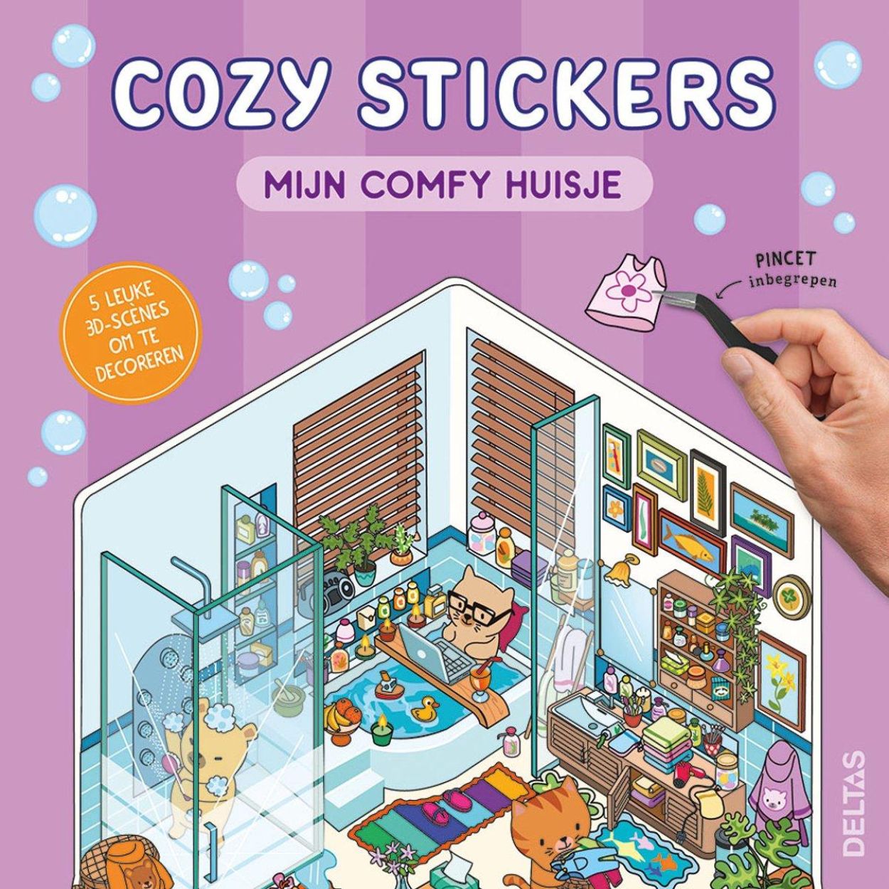 Deltas Uitgeverij Cozy Stickers Mijn Comfy Huisje (0102302) - SPADT - speelgoed met advies