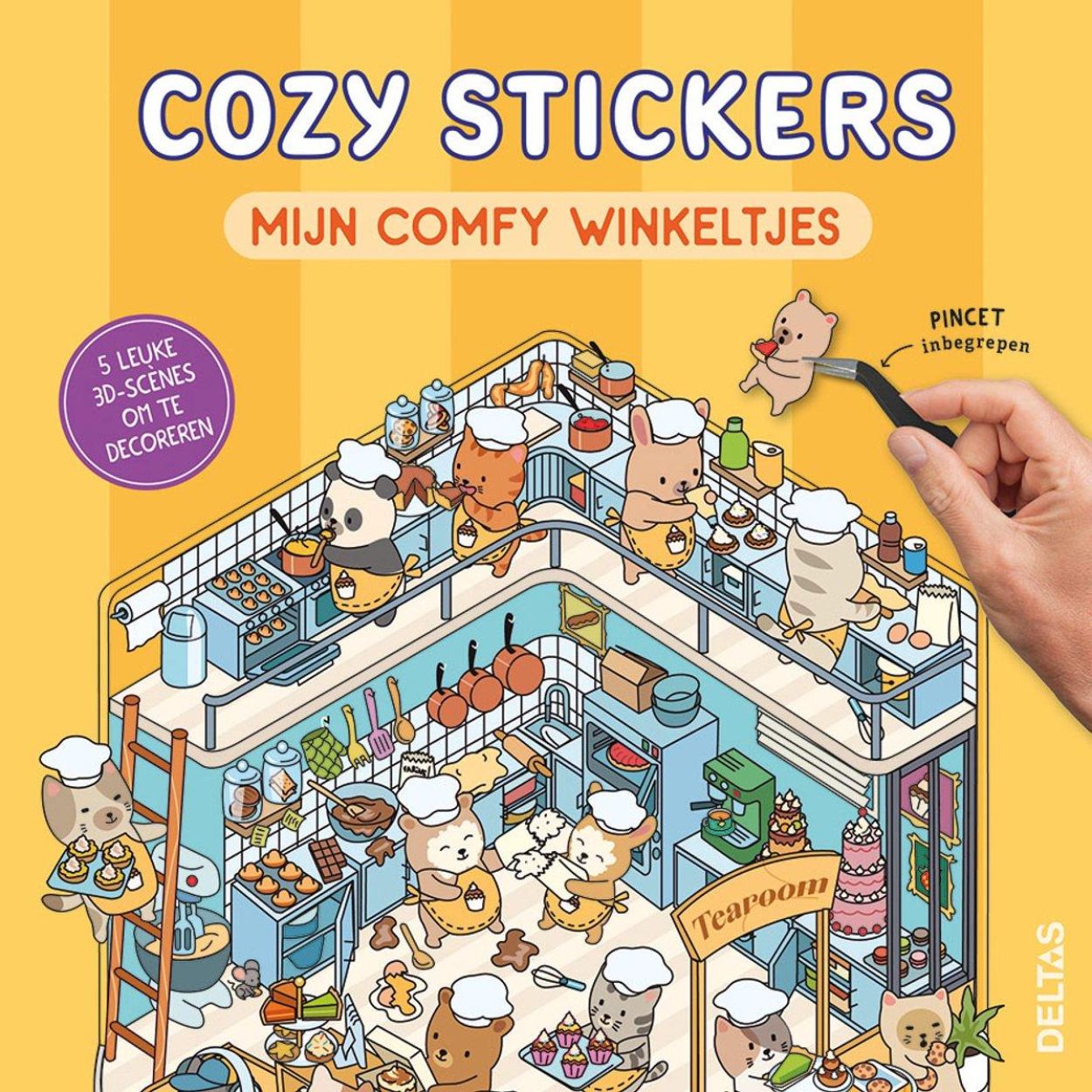 Deltas Uitgeverij Cozy Stickers Mijn Comfy Winkeltjes (0102301) - SPADT - speelgoed met advies