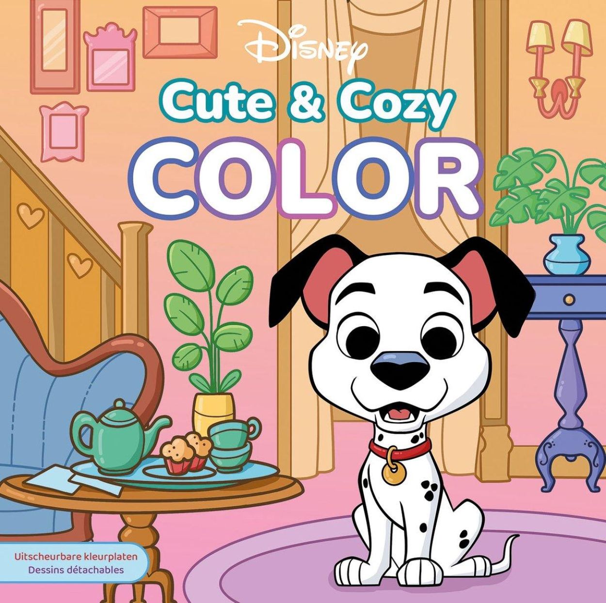 Deltas Uitgeverij Cute & Cozy Color Disney Kleurboek (0102295) - SPADT - speelgoed met advies