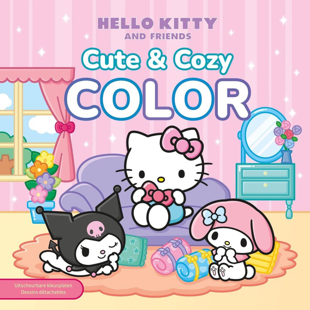 Deltas Uitgeverij Cute & Cozy Color Hello Kitty & Friends Kleurboek (0102294) - SPADT - speelgoed met advies
