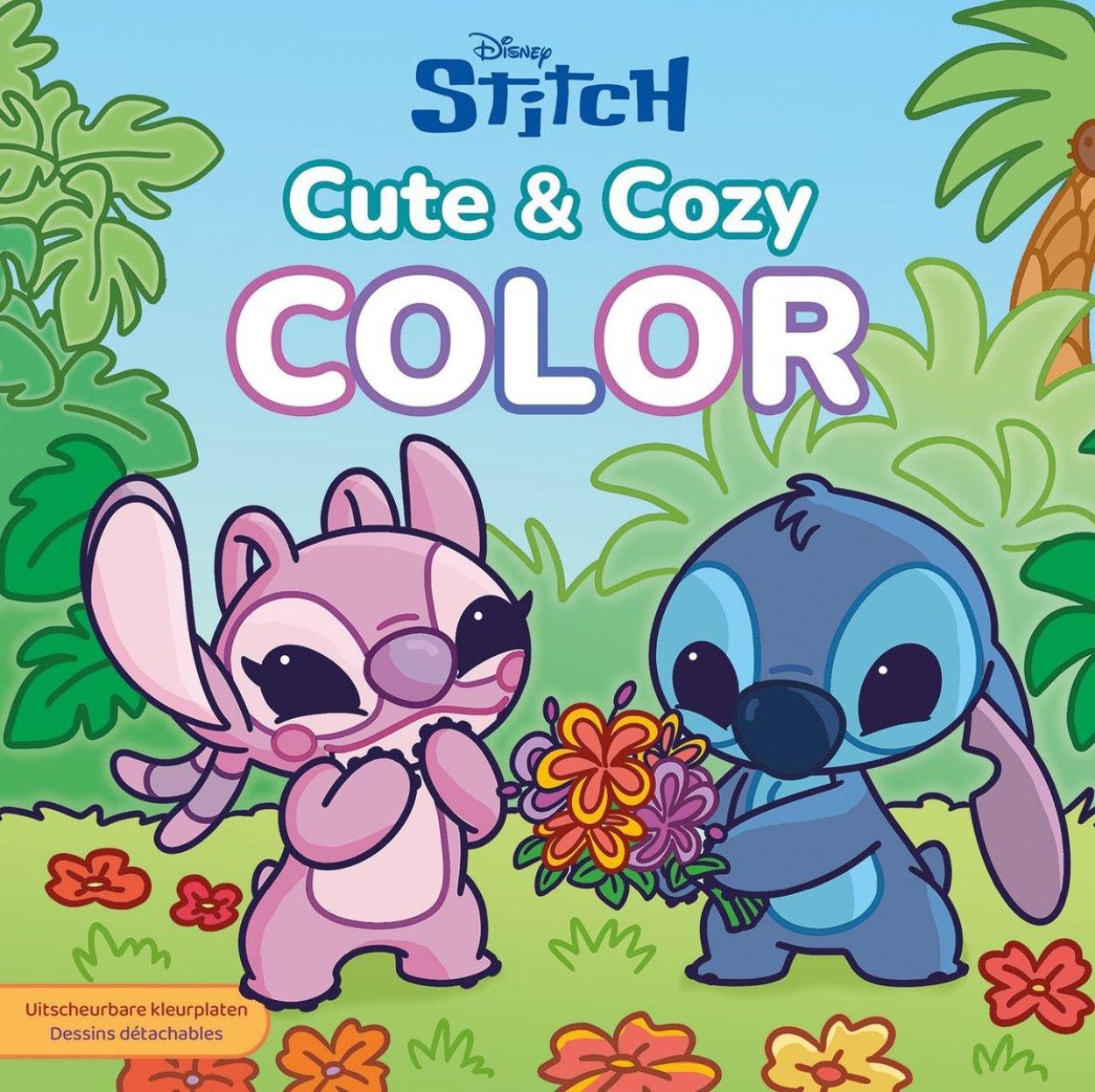 Deltas Uitgeverij Cute & Cozy Color Stitch Kleurboek (0102296) - SPADT - speelgoed met advies
