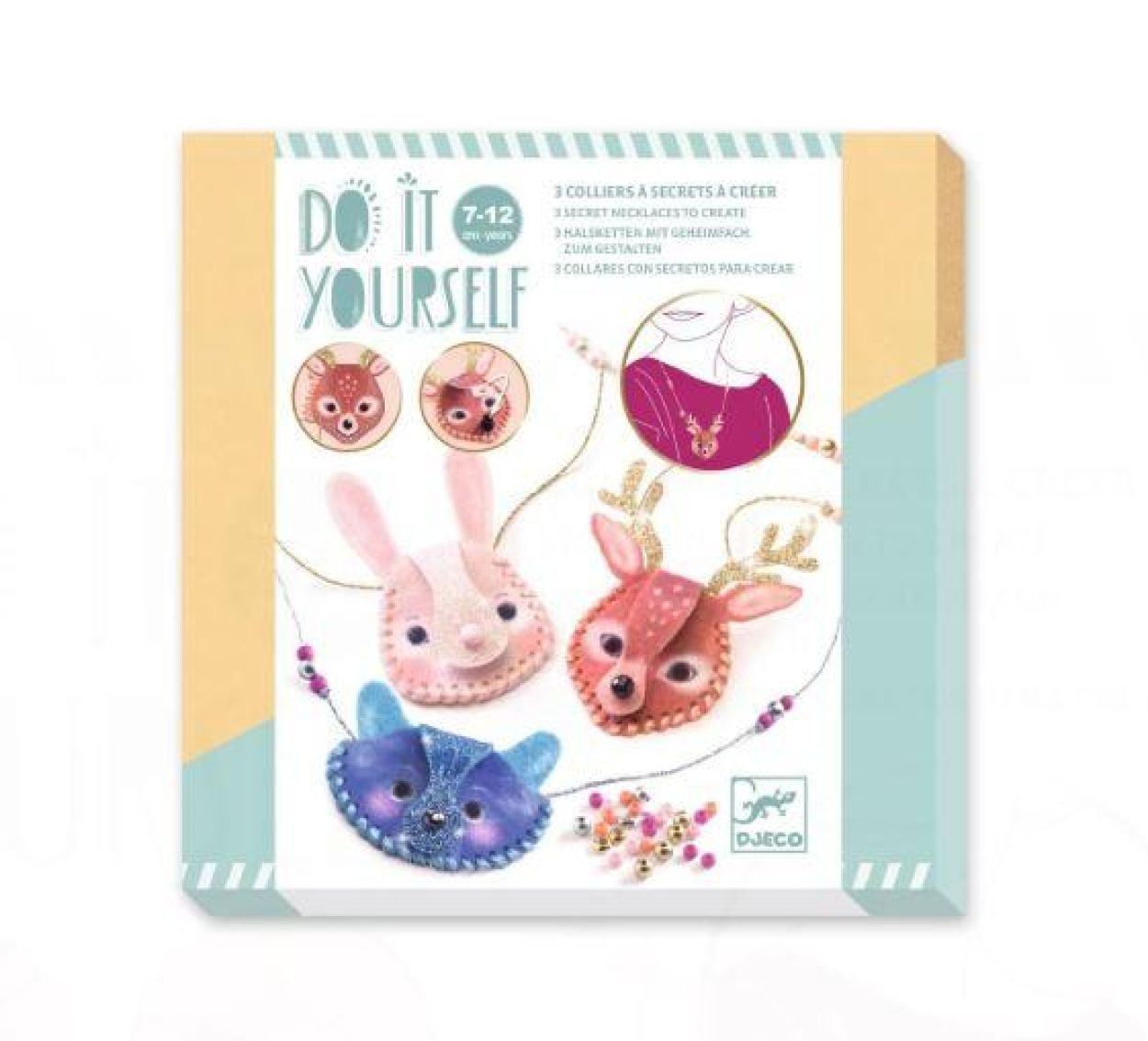 Djeco DIY Glinsterende Kettingen (dj07997) - SPADT - speelgoed met advies