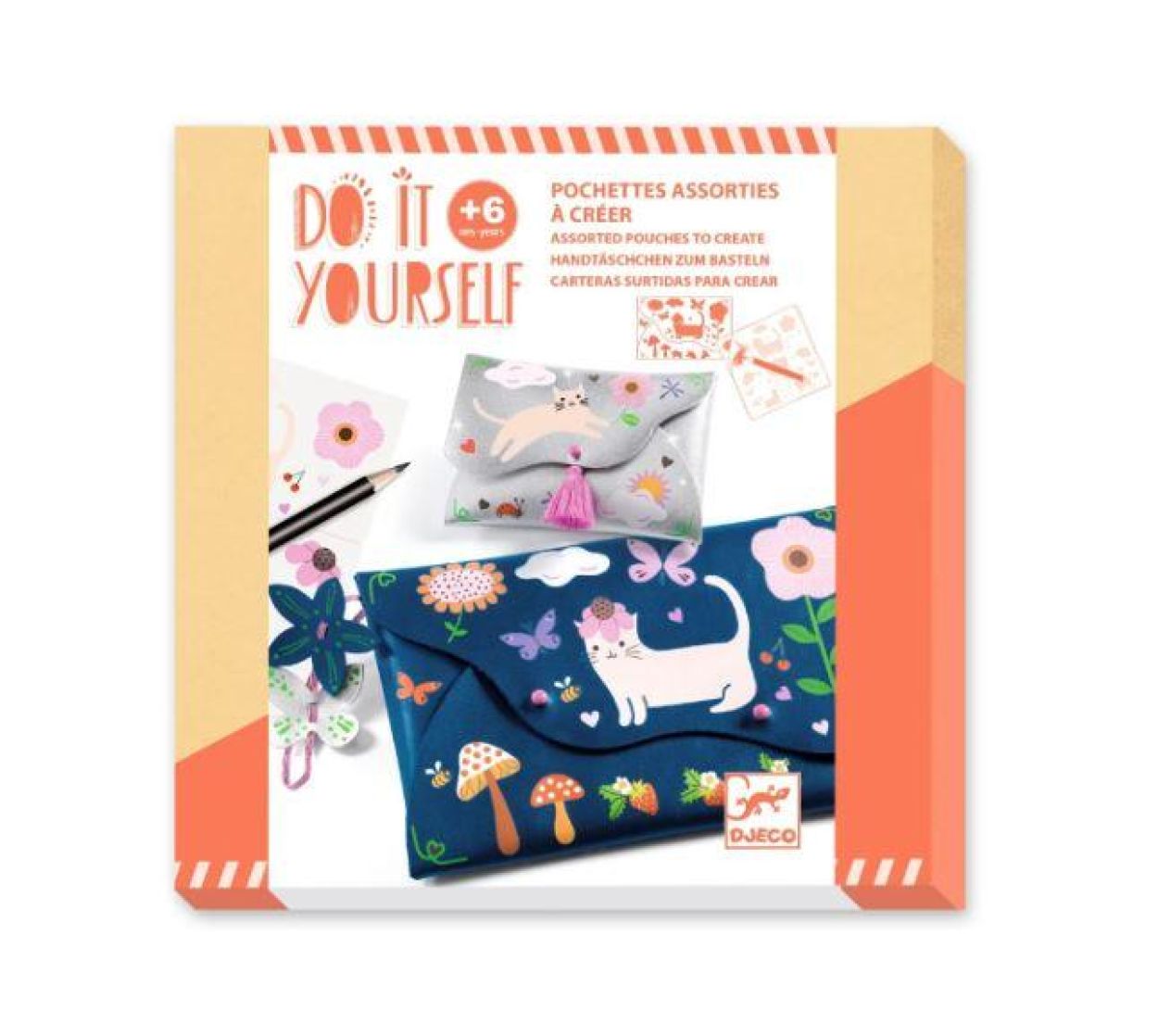 Djeco DIY Joyful Friends (dj07964) - SPADT - speelgoed met advies