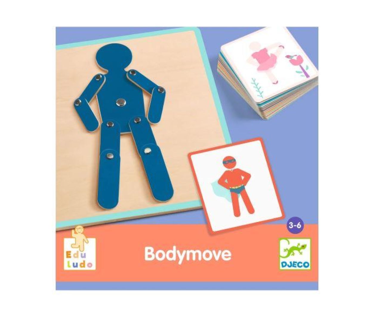 Djeco Eduludo 'Bodymove' (DJ00892) - SPADT - speelgoed met advies
