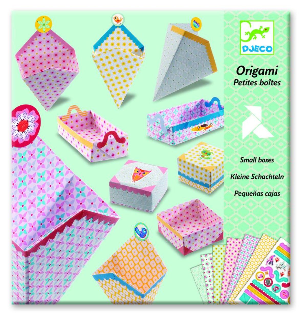 Djeco Origami 'Papieren doosjes vouwen' (dj08774) - SPADT - speelgoed met advies