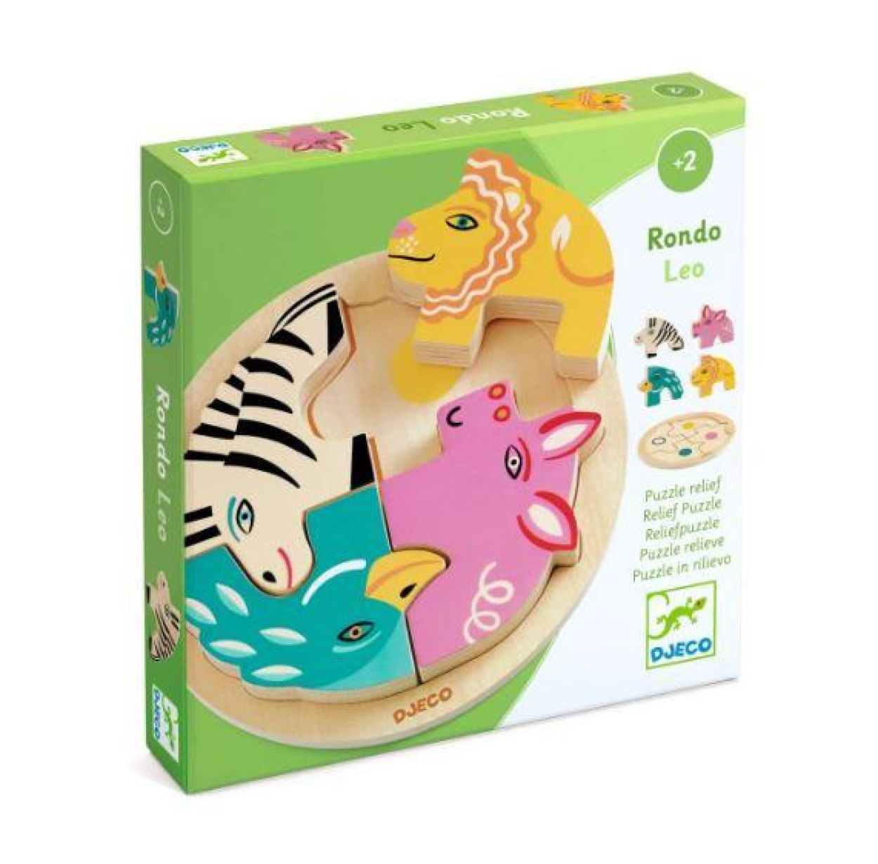 Djeco Puzzel Rondo Leo (dj01107) - SPADT - speelgoed met advies