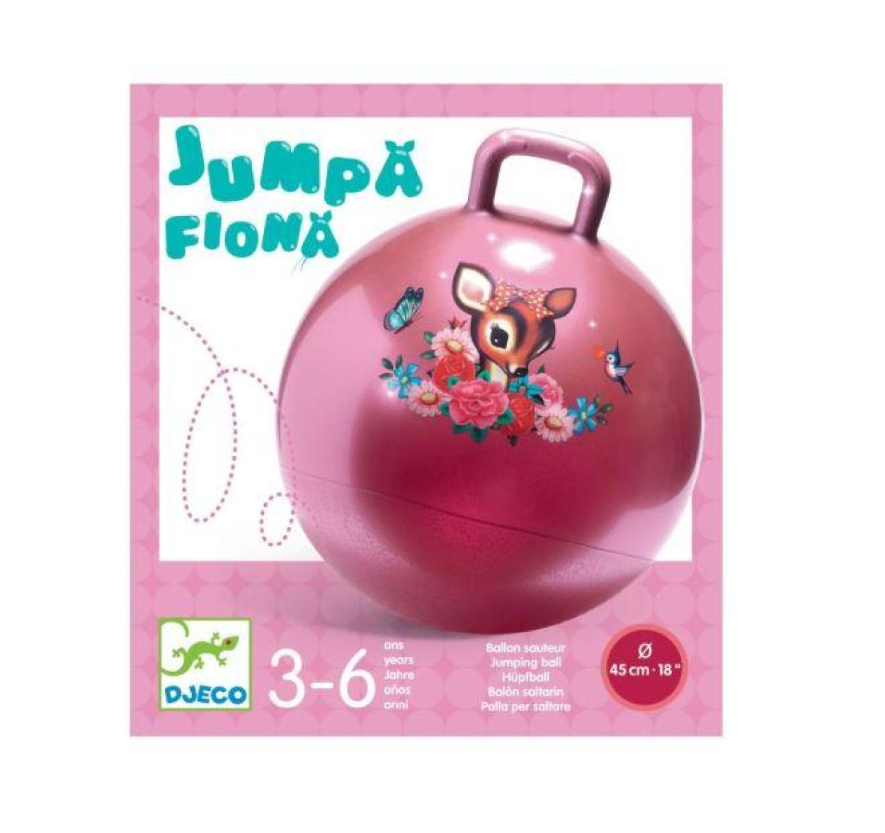 Djeco Skippybal Jumpa Fiona (dj00185) - SPADT - speelgoed met advies