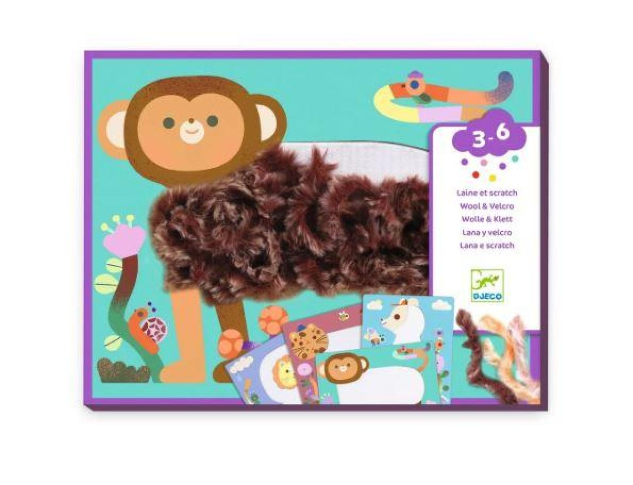 Djeco Wol en Klittenband. Fluffy Friends (DJ09128) - SPADT - speelgoed met advies