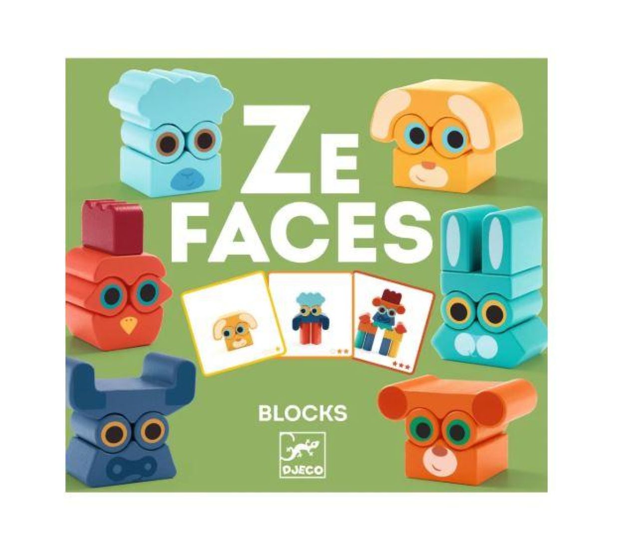 Djeco Ze Faces (dj06439) - SPADT - speelgoed met advies