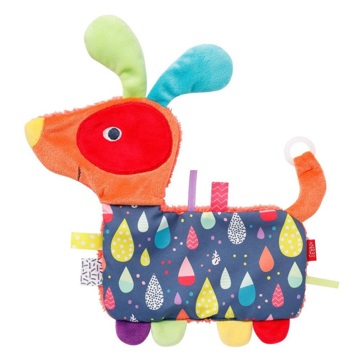 Fehn Knisperende Hond Color Friends (55160) - SPADT - speelgoed met advies