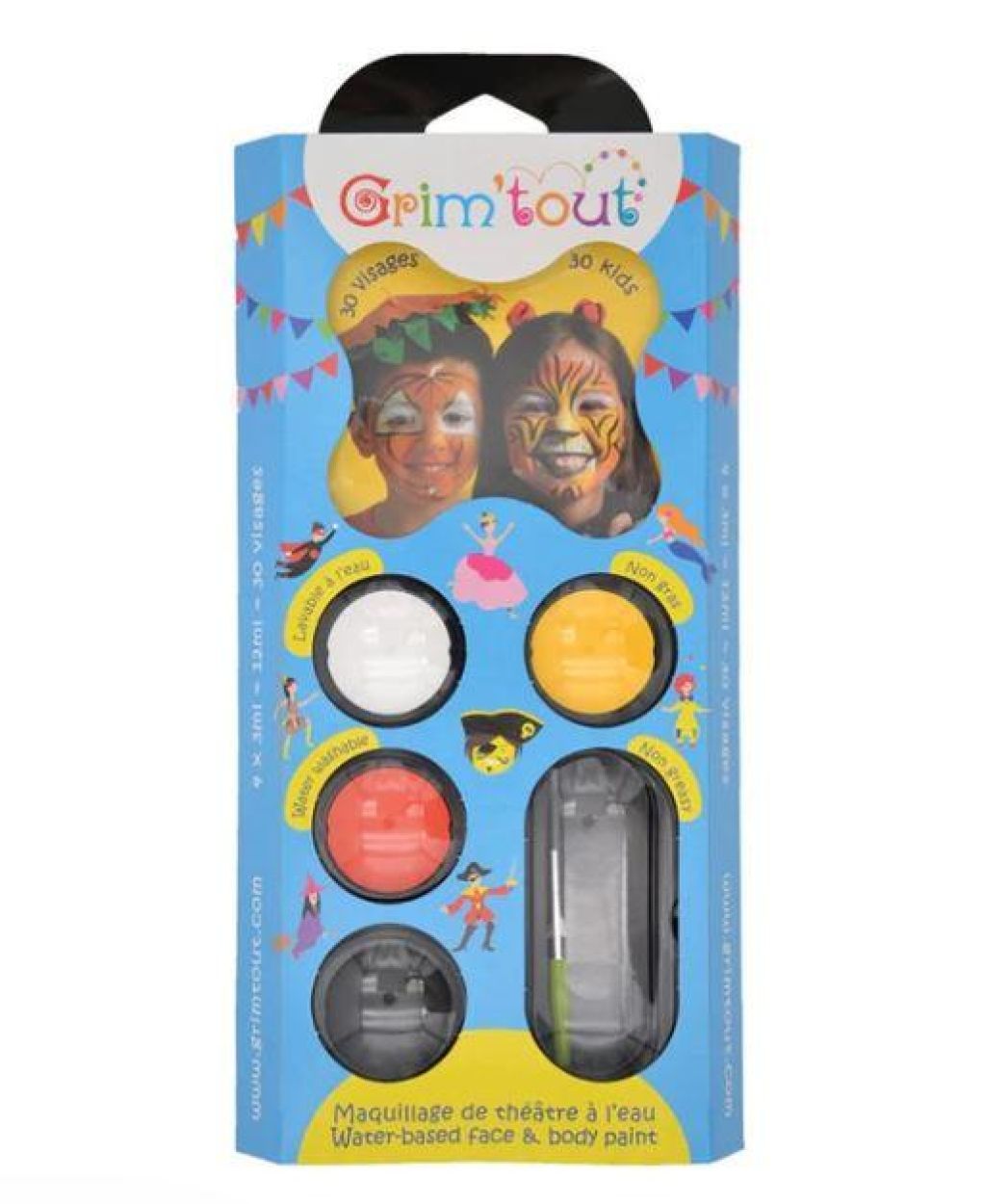 Grim'Tout Schmink 'Tijger' (GT41220) - SPADT - speelgoed met advies