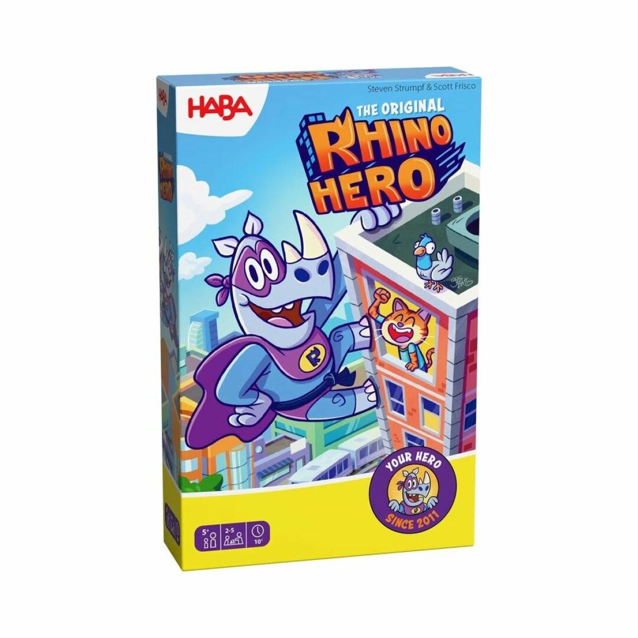 Haba Rhino Hero The Original (2013172001) - SPADT - speelgoed met advies