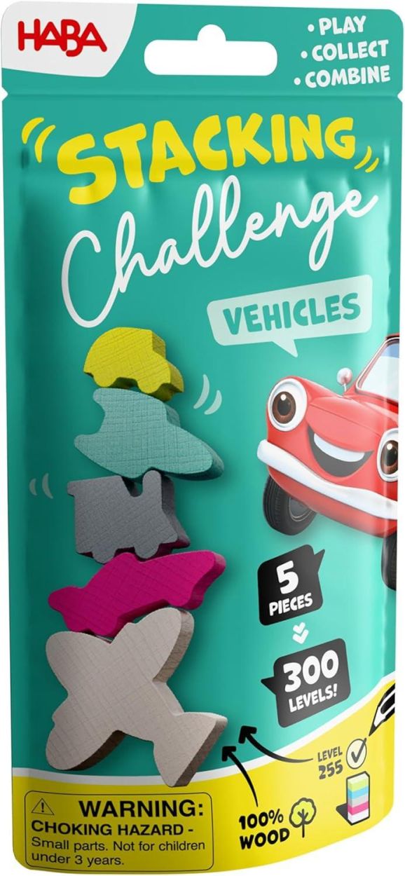Haba Stacking Challenge Vehicles (2013868001) - SPADT - speelgoed met advies