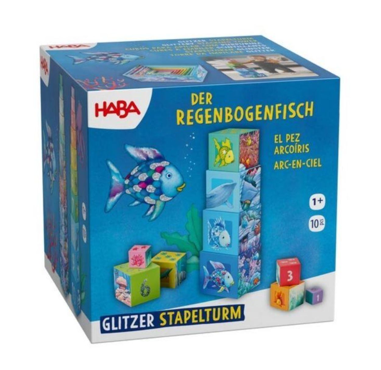 Haba Stapeltoren 'Glinster De Mooiste Vis van de Zee' (2012253001) - SPADT - speelgoed met advies