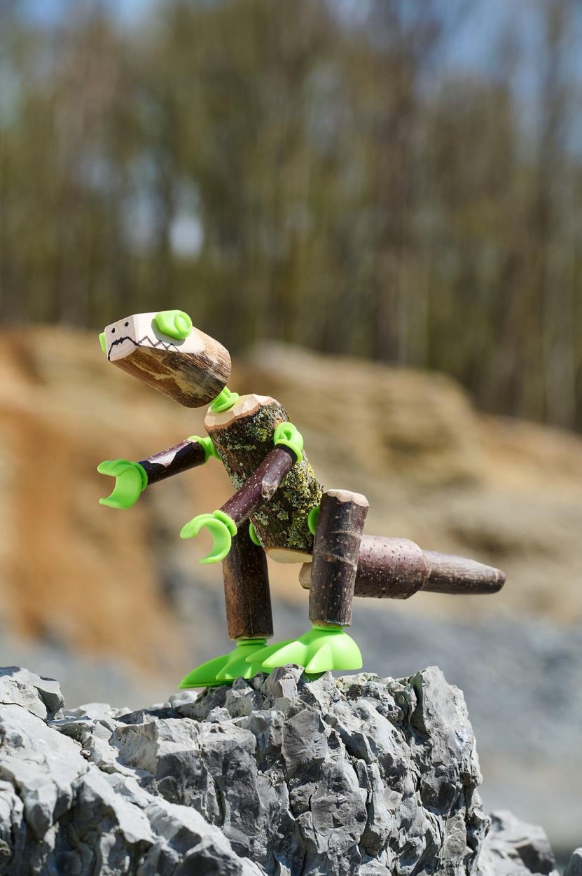 Haba Terra Kids Connectors 'Dinosaurussen' (306309) - SPADT - speelgoed met advies