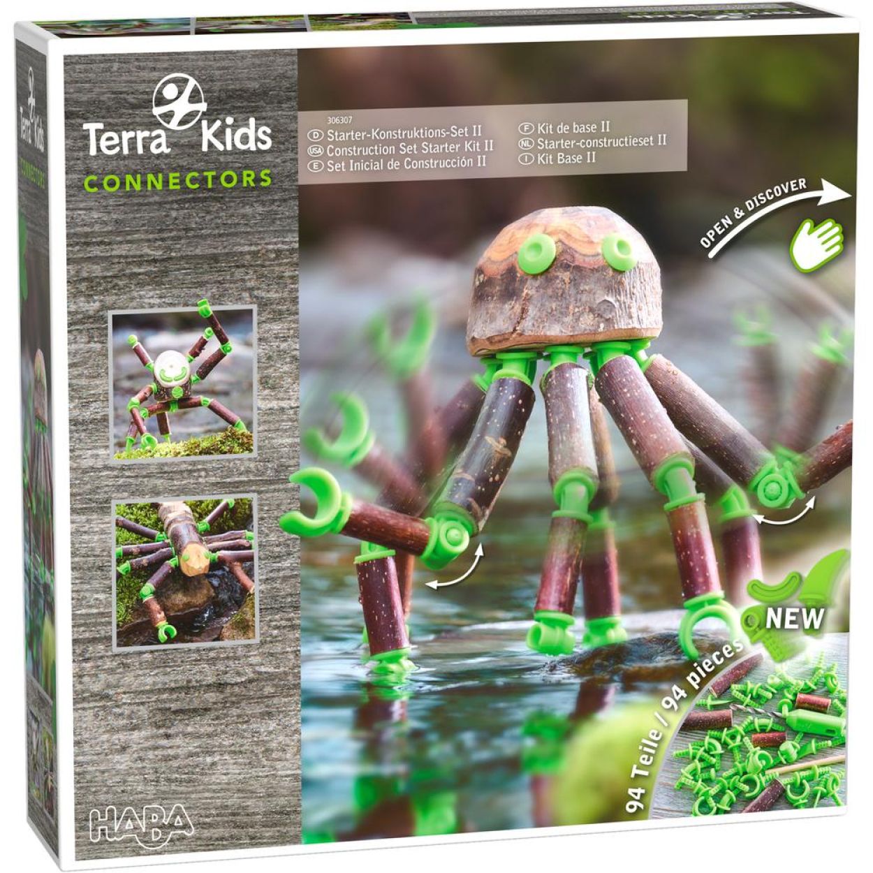Haba Terra Kids Starter Constructieset Connectors (306307) - SPADT - speelgoed met advies