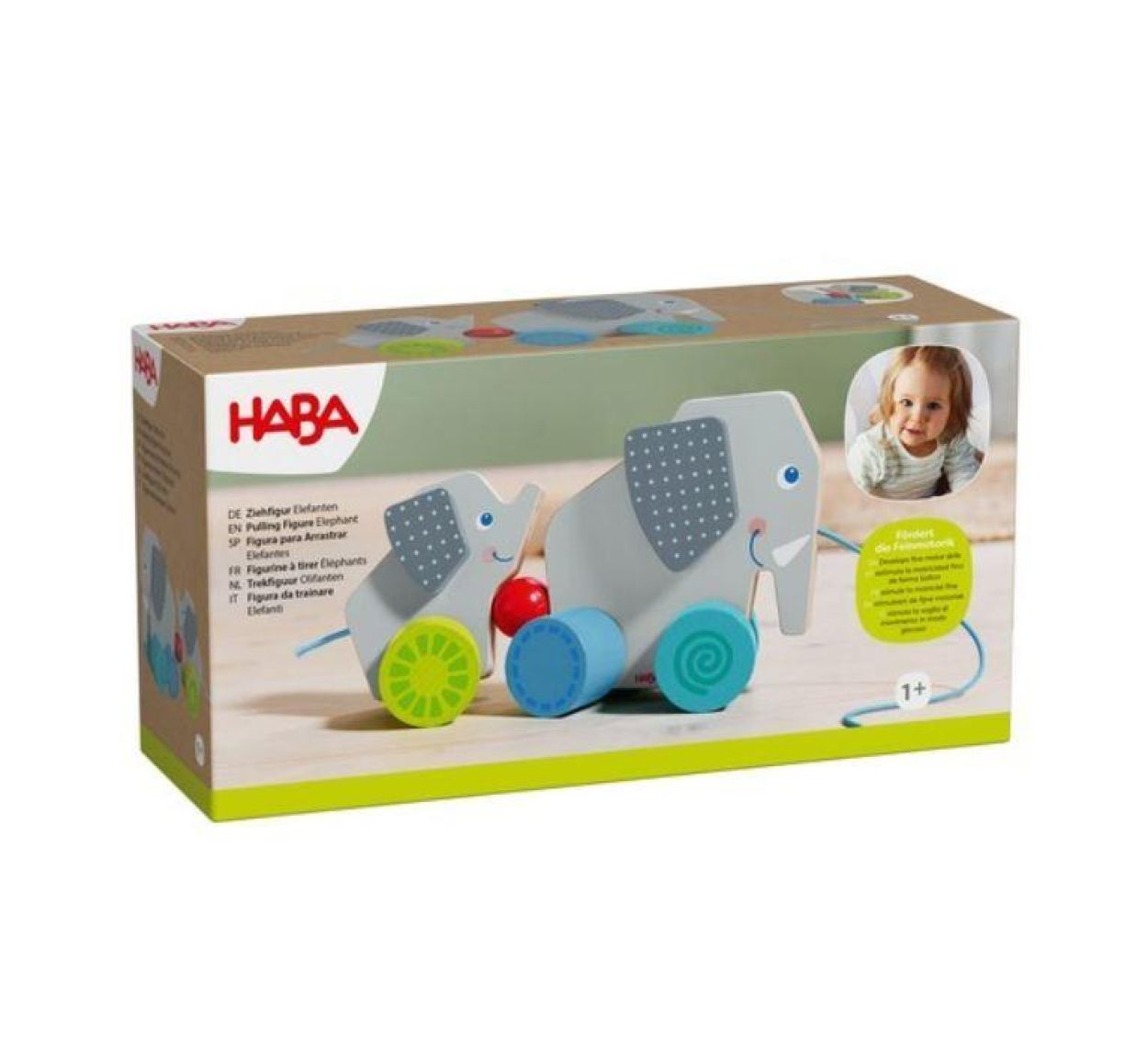 Haba Trekfiguur Olifanten (2012263001) - SPADT - speelgoed met advies