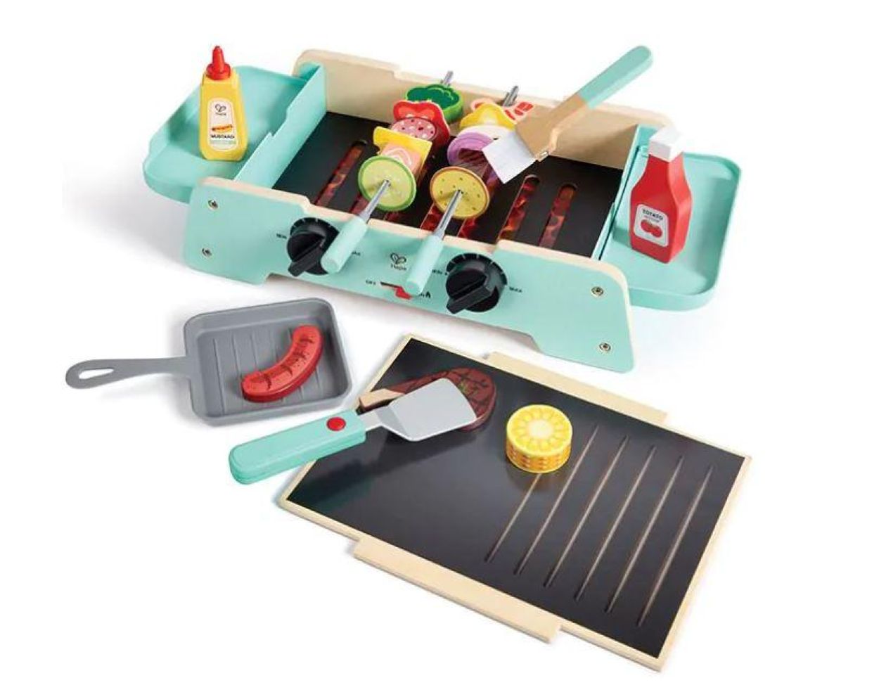 Hape Houten Speelgoed Barbeque (E3214) - SPADT - speelgoed met advies