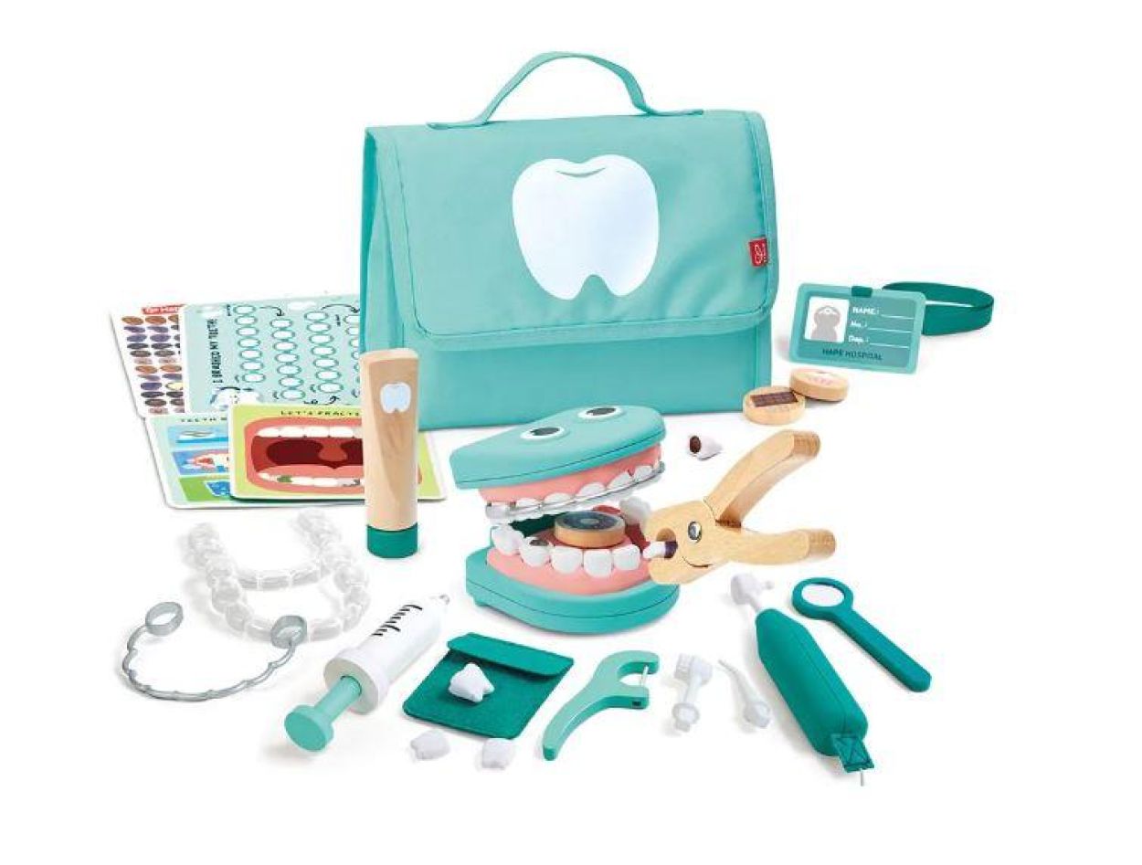 Hape Tandarts Rollenspel Set (E3227) - SPADT - speelgoed met advies