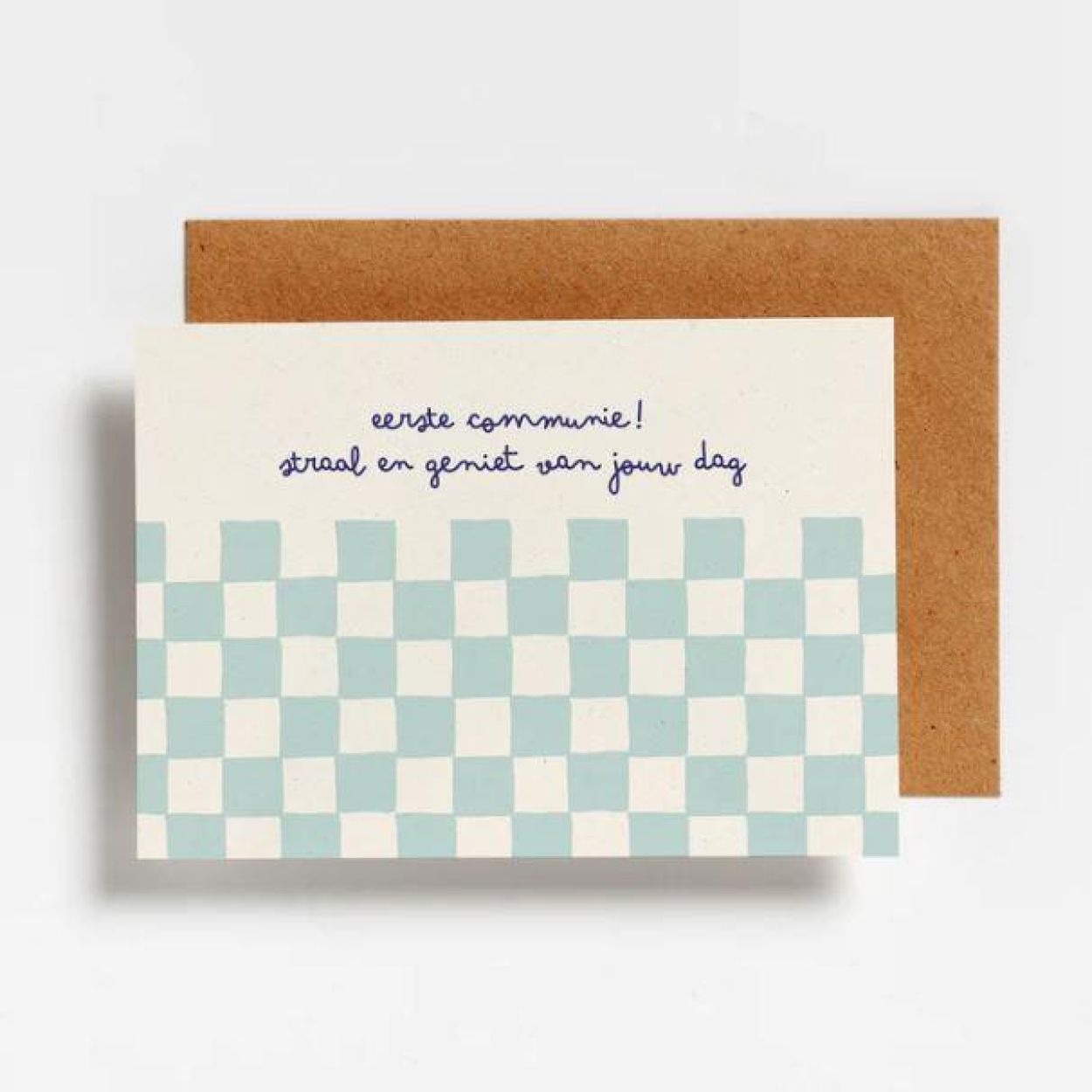 Hello August Postkaartjes Wenskaart 'Eerste Communie! Straal en geniet van jouw dag' (2206) - SPADT - speelgoed met advies