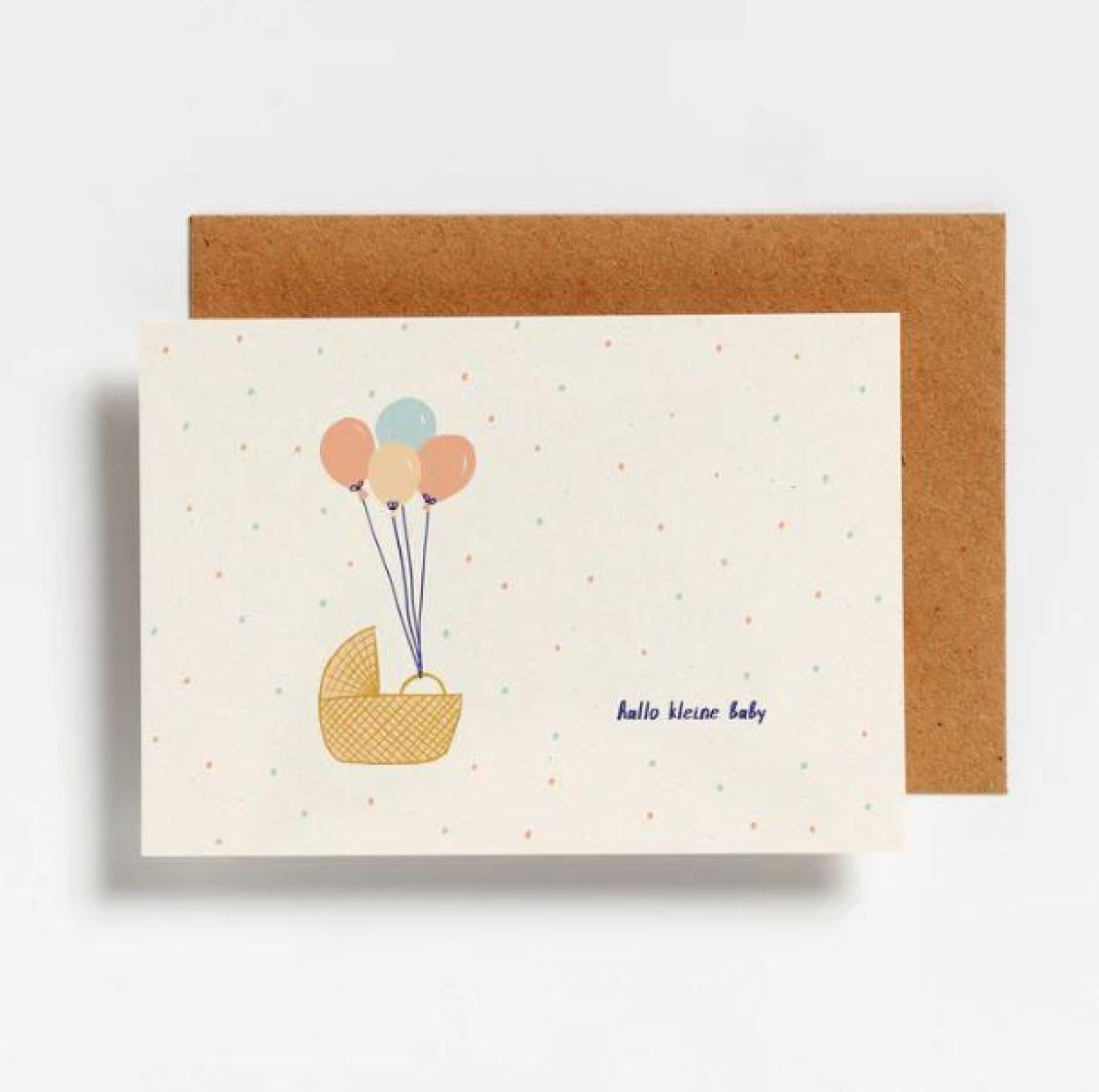 Hello August Postkaartjes Wenskaart 'Hallo Kleine Baby' (4713) - SPADT - speelgoed met advies