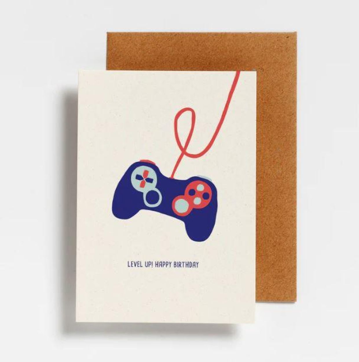 Hello August Postkaartjes Wenskaart 'Level Up! Happy Birthday' (2215) - SPADT - speelgoed met advies