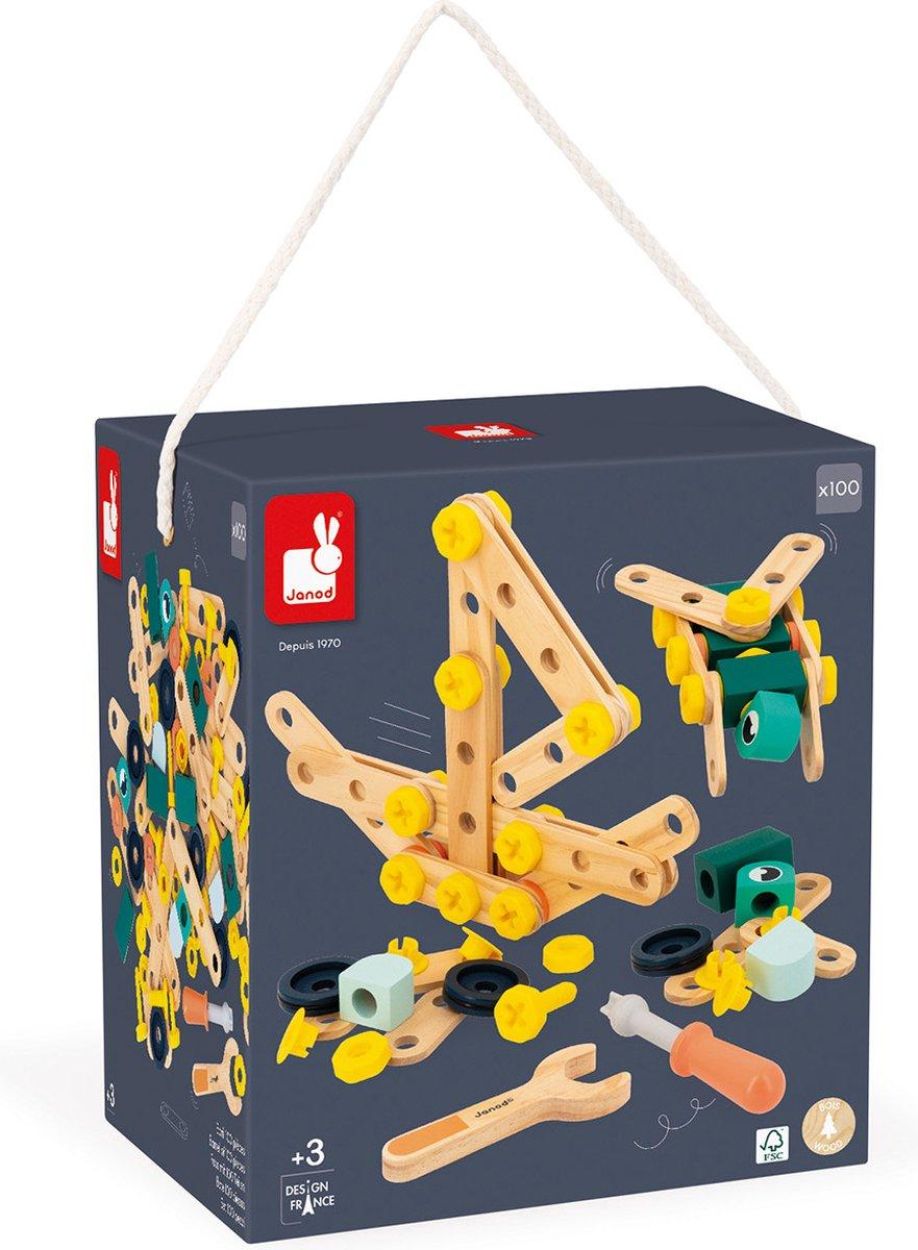 Janod Brico'Kids (100 stuks) (J06454) - SPADT - speelgoed met advies