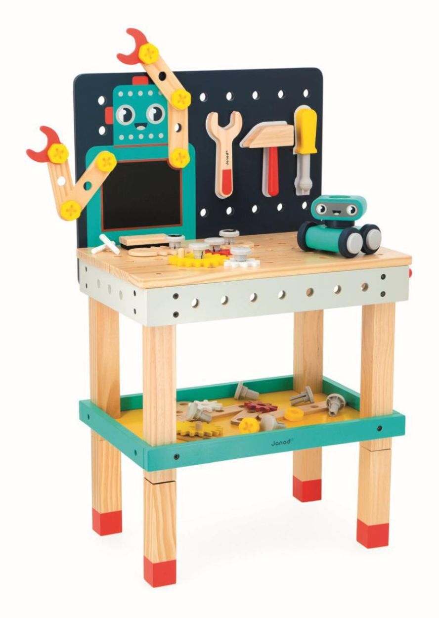 Janod Houten Robot Werkbank (J06457) - SPADT - speelgoed met advies