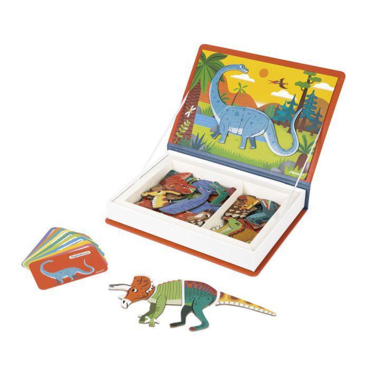 Janod Magneti'Book Dinosaurussen (J02590) - SPADT - speelgoed met advies