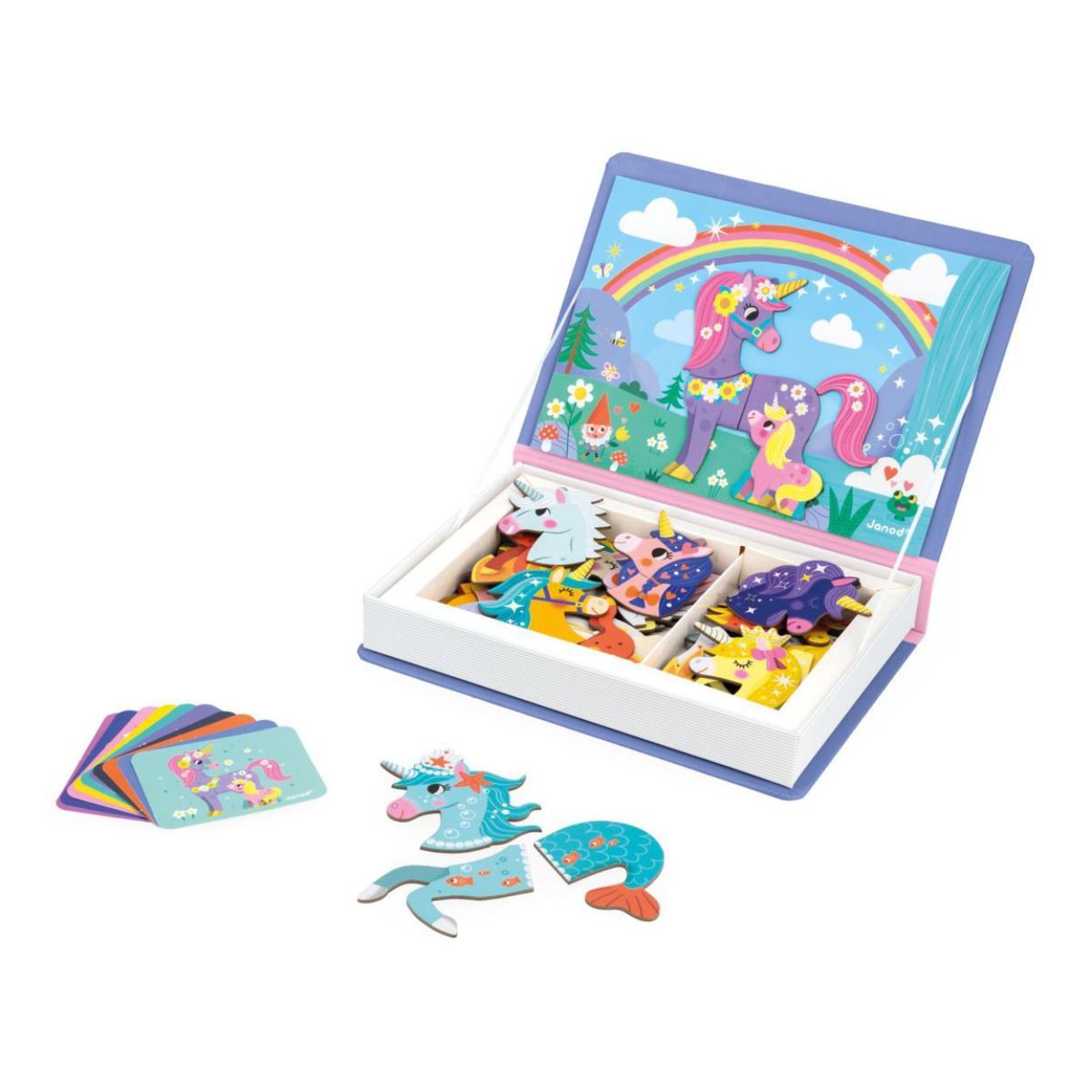 Janod Magneti'Book Eenhoorns (J02584) - SPADT - speelgoed met advies