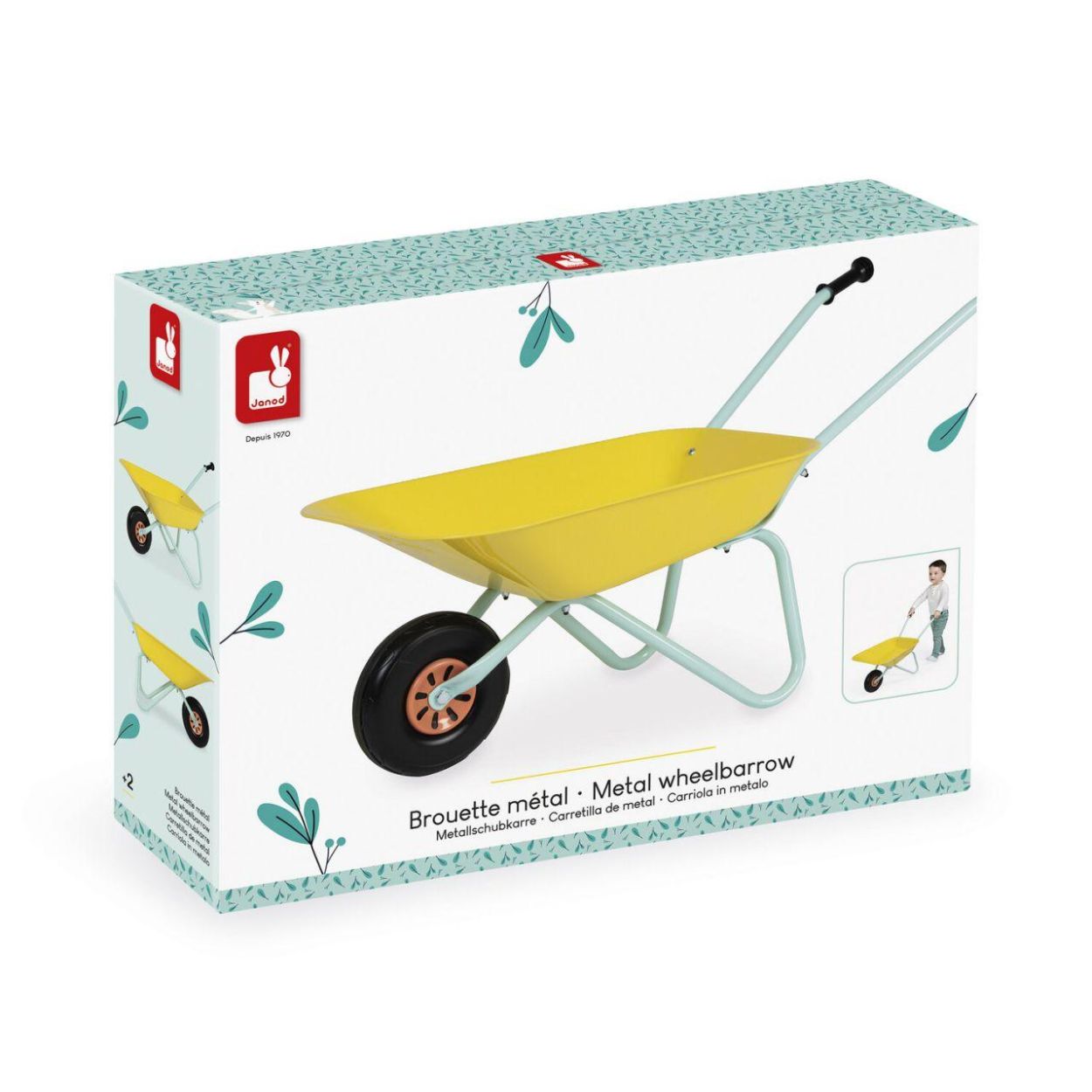 Janod Metalen Kruiwagen (J03169) - SPADT - speelgoed met advies