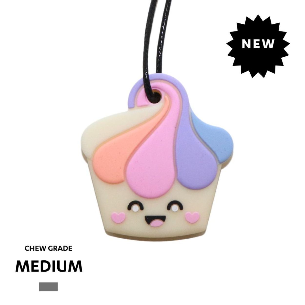 Jellystone Designs Kauwketting Cupcake Pastel (JS-CPP) - SPADT - speelgoed met advies